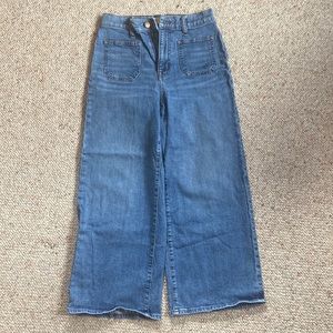 Flared Madewell Jeans Wide Leg Cropped
